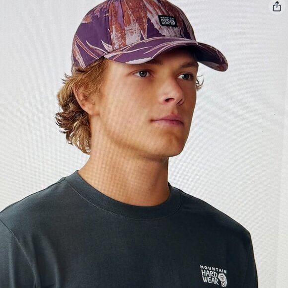 Mountain Hardwear Stryder Trek Sun Hat Unisex Men's Women's One Size Purple Cap - Picture 11 of 13